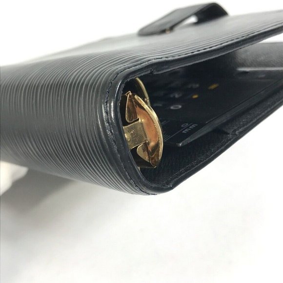 LOUIS VUITTON Epi AgendaMM cover case Notebook cover Epi Leather Black - Picture 6 of 15